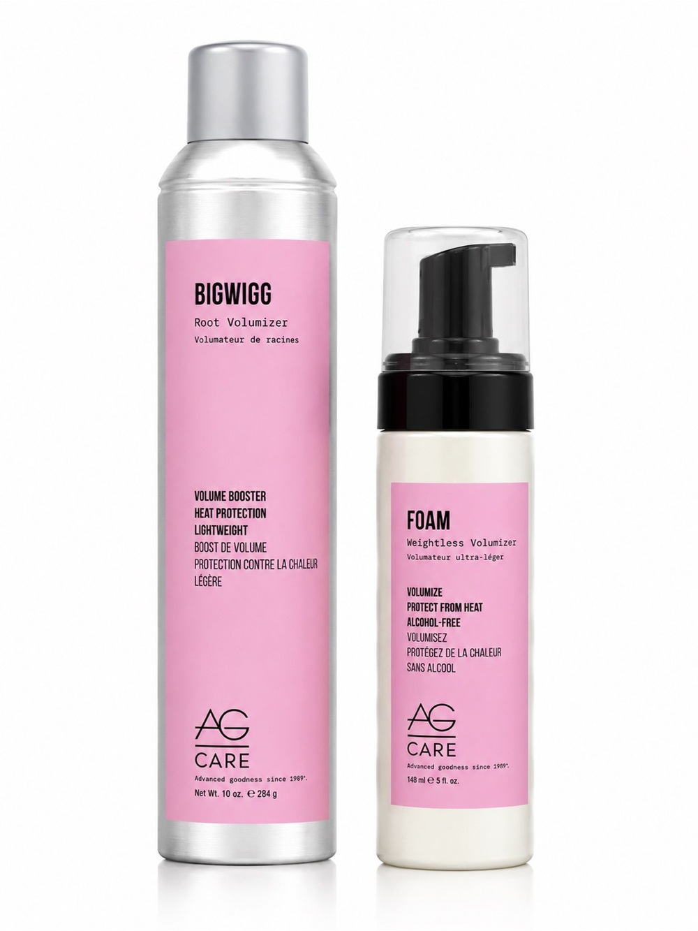 AG Hair Care Bigwigg Root Volumizer & Foam Weightless Volumizer Set